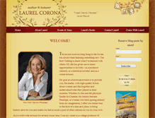 Tablet Screenshot of laurelcorona.com